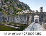 The River Gate or North Gate. Dated from the Renaissance. One of the entrances to Kotor