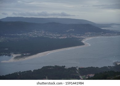 Miño River In A  Guarda, Village Of Pontevedra. Galicia,Spain