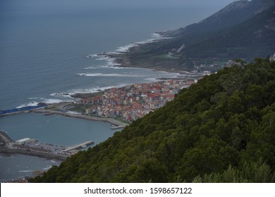 Miño River In A  Guarda, Village Of Pontevedra. Galicia,Spain