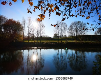 River La Deule And Hills On A Spring Day In Lille, France