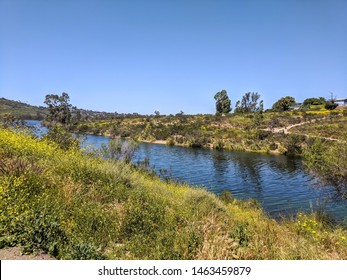 River Lake Dam Reservoir La Mesa California San Diego 