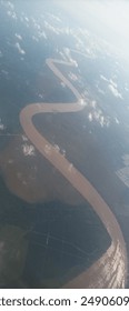 the river is like a snake