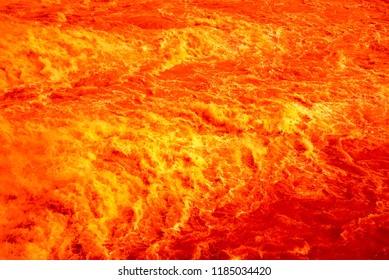 River Of Magma Lava. Background Texture.