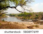 River in Majete National Park, Malawi