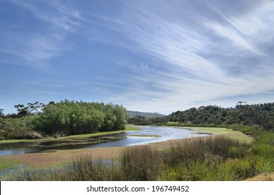 River At Maldonado Uruguay.