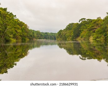 The Marañón River (Maranon) In Reservas Nacional Pacaya Samiria - Protected Area Located In The Region Of Loreto, Peru, Amazonia, South America.