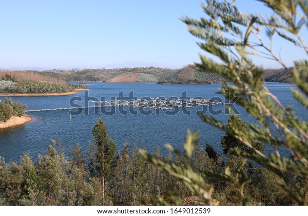 River Marina Aguiar Da Beira Central Stock Photo Edit Now