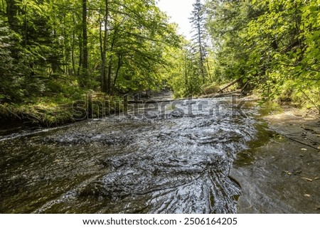 River in Michigan's Upper Peninsula 