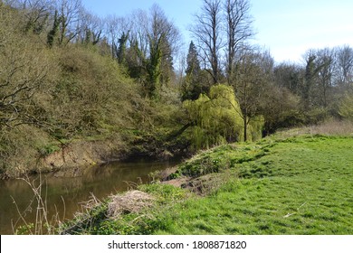 River Mole Valley At Boxhill  Surrey