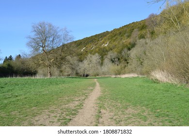 River Mole Valley At Boxhill  Surrey