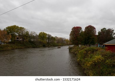 River Near Circus World Museum In Baraboo Wisconsin