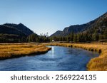 River near the west entrance of Yellowstone National Park