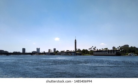 River Nile Cairo Egypt Panoramic View