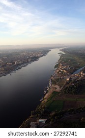 River Nile - Elevated Aerial View