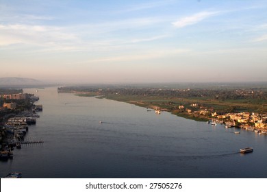 River Nile - Elevated Aerial View