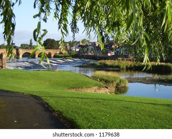 The River Nith At Dumfries, Scotland, UK