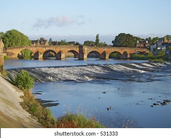 River Nith At Dumfries, Scotland, UK