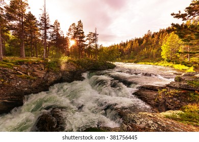 River in Norway - Shutterstock ID 381756445