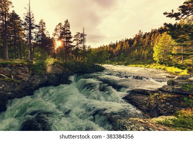 River in Norway - Shutterstock ID 383384356