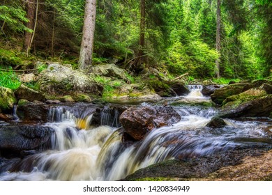 River In The Ore Mountains