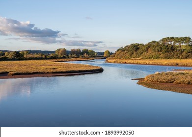 River Otter In Budleigh Salterton In Devon In England