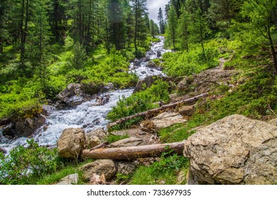 river in the queyras regional park - Shutterstock ID 733697935