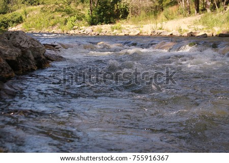 River Rapids near Beavers Bend, Oklahoma