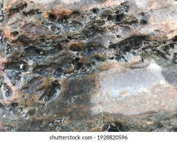 River Rock Closeup Bella Coola British Columbia Canada