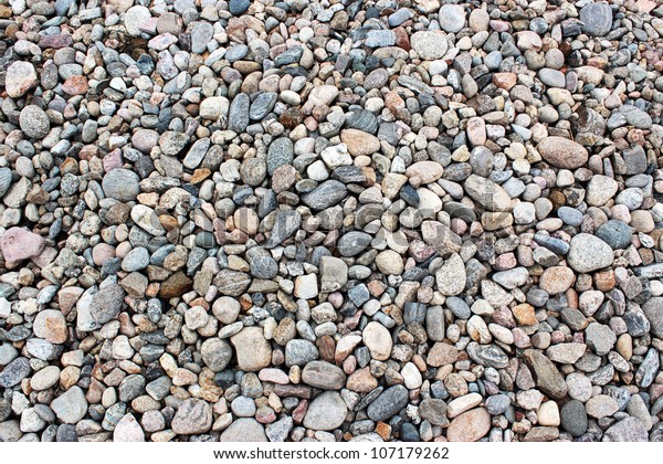 River Rock Texture Stock Photo (Edit Now) 107179262