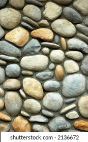 River Rock Wall