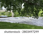 river running down the stream
