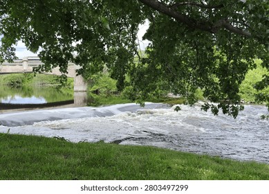 river running down the stream
