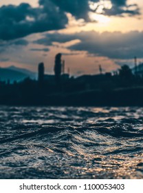 River Samur In Republic Of Dagestan