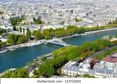 River Seine And Paris, France