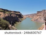 River at shoshone falls idaho