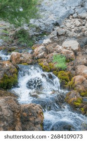 A river source, spring of Krupa in Velebit, Croatia