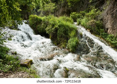 River At Spearfish Canyon, Black Hills, SD, USA