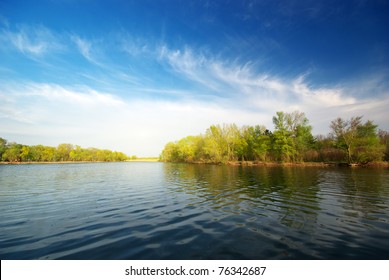 River and spring forest. Nature composition. - Powered by Shutterstock