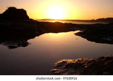 River sunset