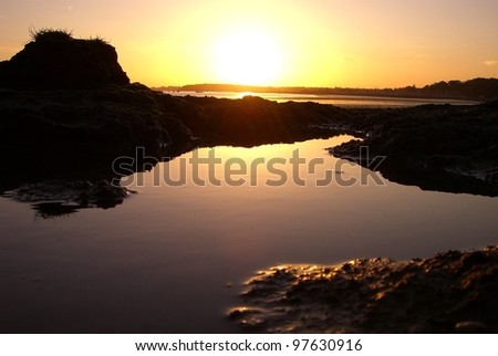 River sunset