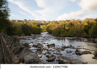 The River Swale at Richmond, North Yorkshire - Shutterstock ID 1109677988