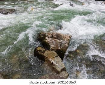 River Swat In Kalam Valley Pakistan