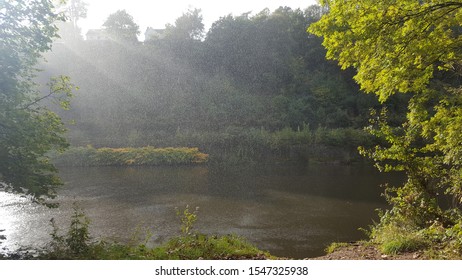 The River Taff In The Rain