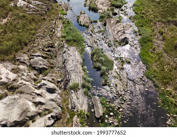 River Terrace Of Dahan River In Taiwan