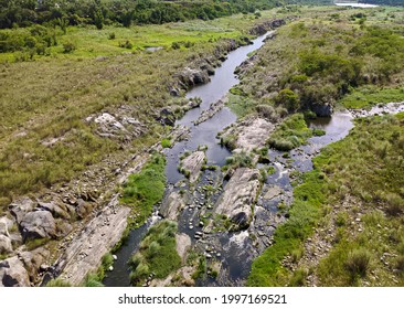 River Terrace Of Dahan River In Taiwan