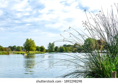 River Thames At Chertsey In Summer, Surrey, England