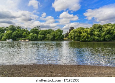 River Thames And Landscapes Around Richmond, UK