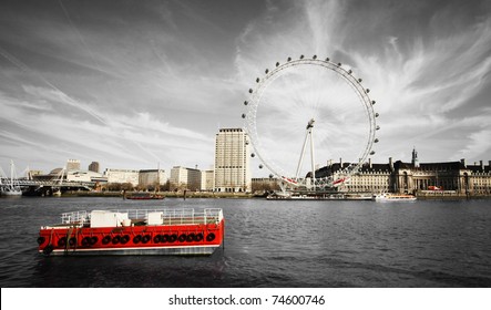 River Thames And London Eye