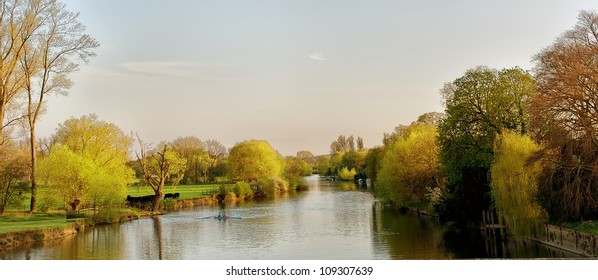 The River Thames In Wallingford.