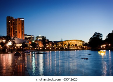 The River Torrens In Adelaide, Australia